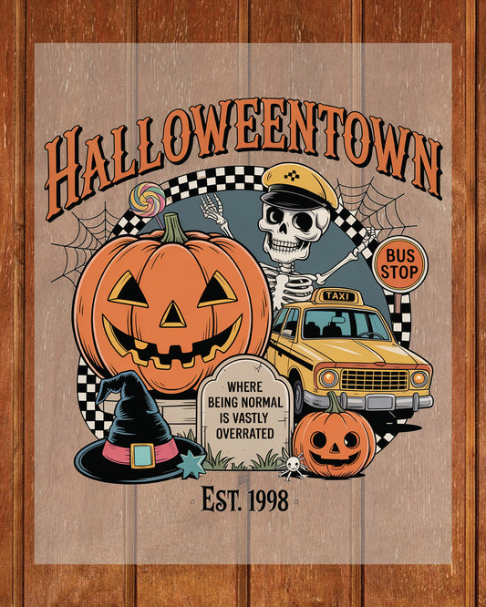 Halloweentown University DTF Transfer