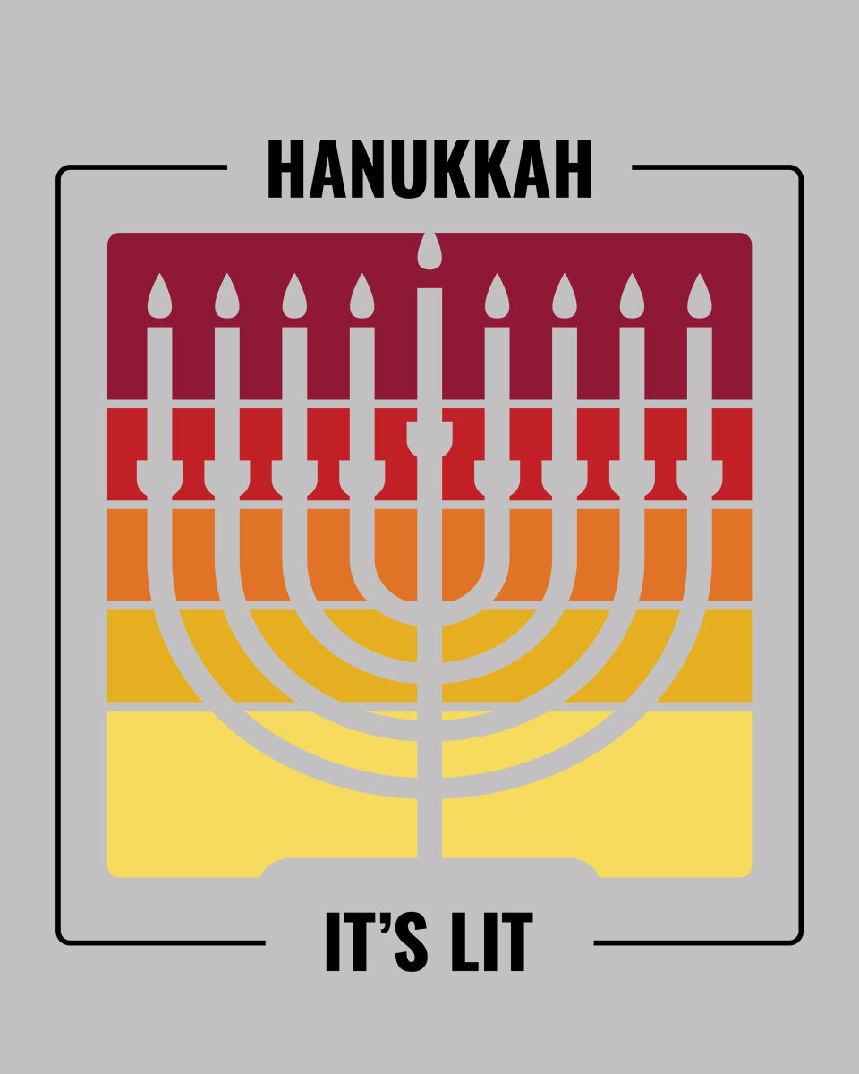 Hanukkah It's Light DTF Transfer Film