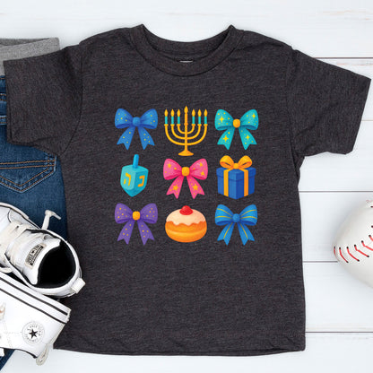 Hanukkah Coquette Sweatshirt, Jewish Shirt, Menorah Family Tees, Retro Hanukkah TShirt, Hanukkah Party Shirts Sweater