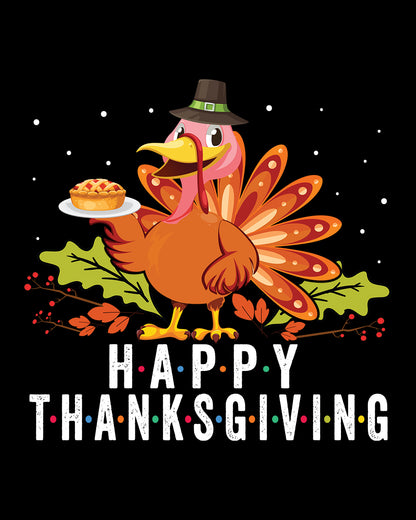 Happy Thanksgiving DTF Transfer
