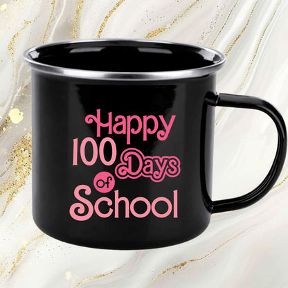 Happy 100 Days of School DTF Transfer, Ready to Press Heat Transfer for Shirts, Fun 100 Days of School Design, UV Sticker