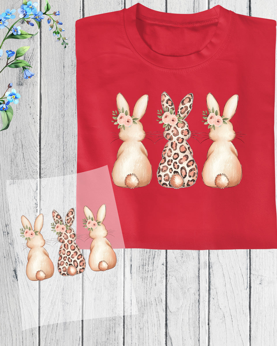 Happy Easter Bunny DTF Transfer
