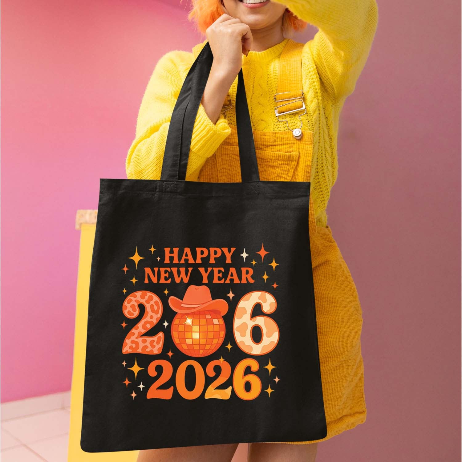 Happy New Year 2026 Design DTF Transfer, Ready to Press Heat Transfer for Shirts, Festive Holiday New Year 2026 Design, UV Sticker