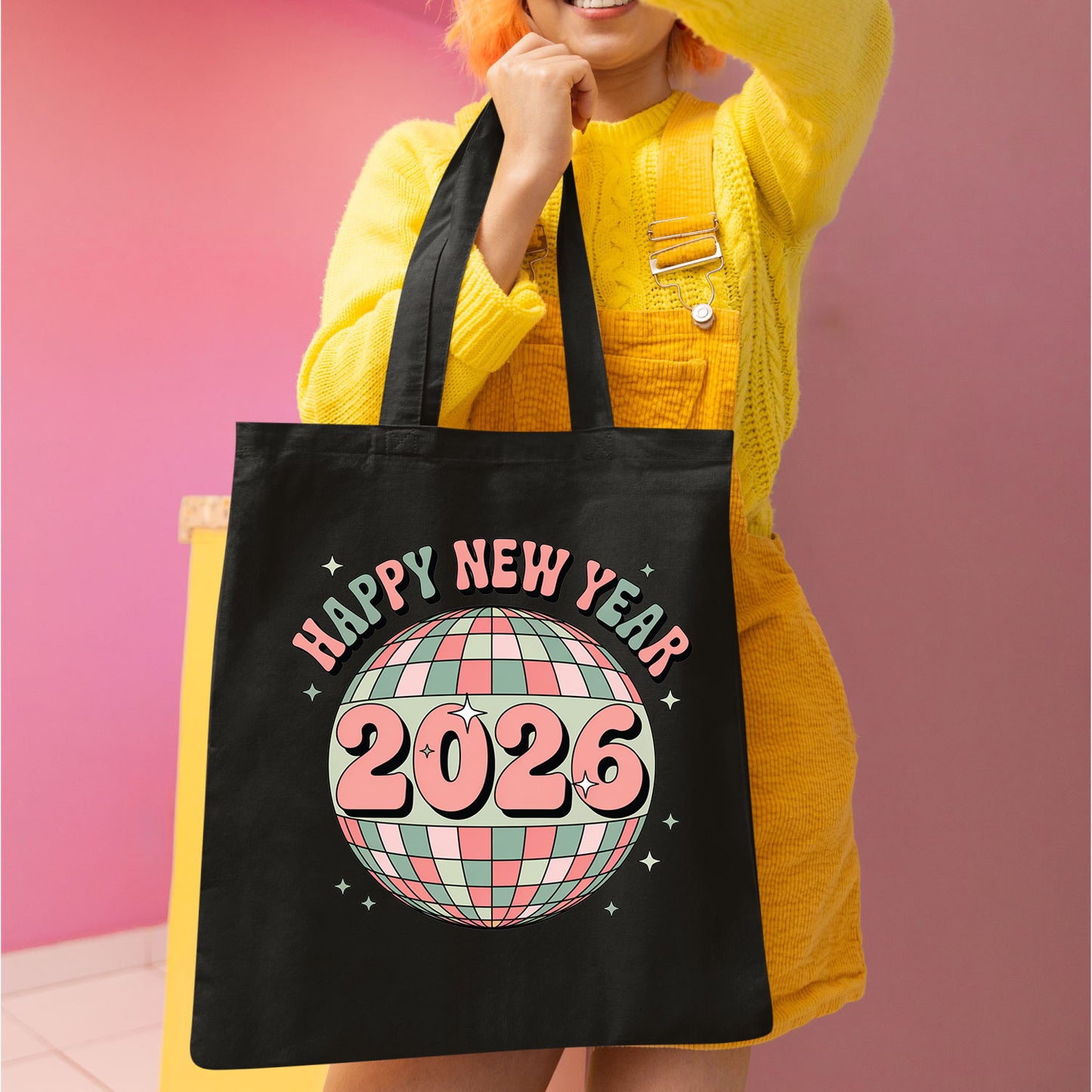Happy New Year 2026 DTF Transfer, Ready to Press Heat Transfer for Shirts, Festive Holiday New Year 2026 Design, UV Sticker