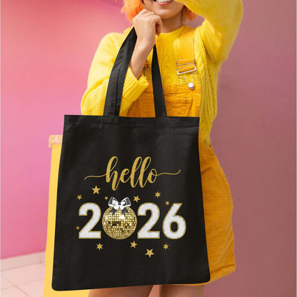 Happy New Year 2026 DTF Transfer, Ready to Press Heat Transfer for Shirts, Festive Holiday New Year 2026 Design, UV Sticker