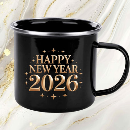 Happy New Year 2026 DTF Transfer, Ready to Press Heat Transfer for Shirts, Festive Holiday New Year 2026 Design, UV Sticker
