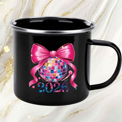 Happy New Year 2026 DTF Transfer, Ready to Press Heat Transfer for Shirts, Festive Holiday New Year 2026 Design, UV Sticker