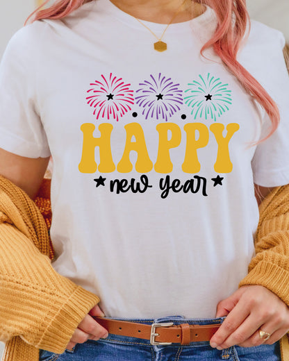 Happy New year DTF Transfer