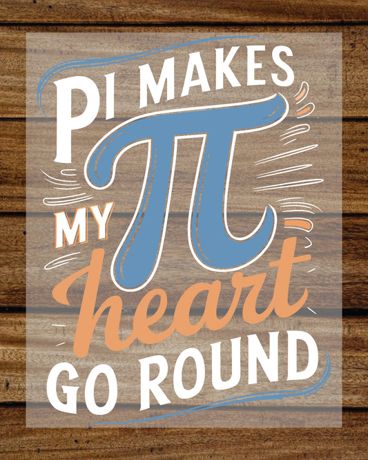 Happy Pi Day  DTF Transfer