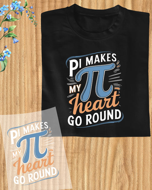 Happy Pi Day  DTF Transfer