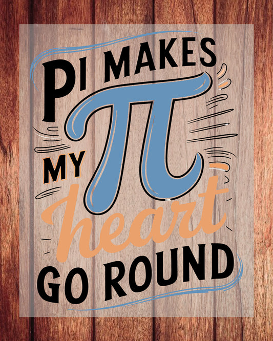 Happy Pi Day Math Teacher DTF Transfer