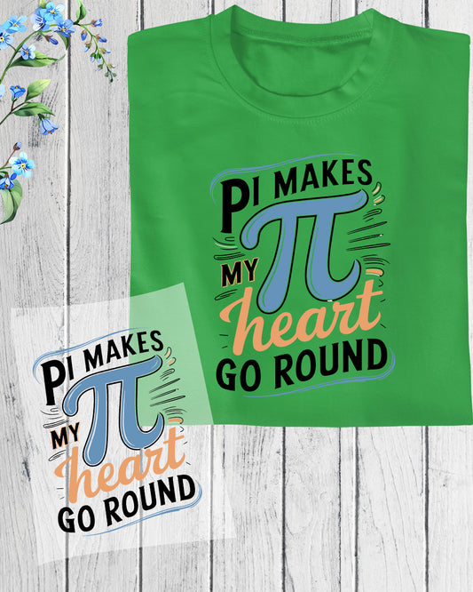 Happy Pi Day Math Teacher DTF Transfer