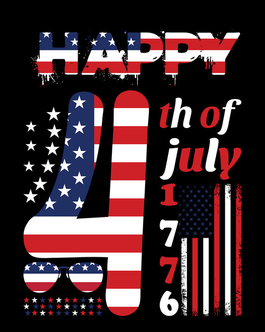 Happy 4th of July DTF Transfer Film