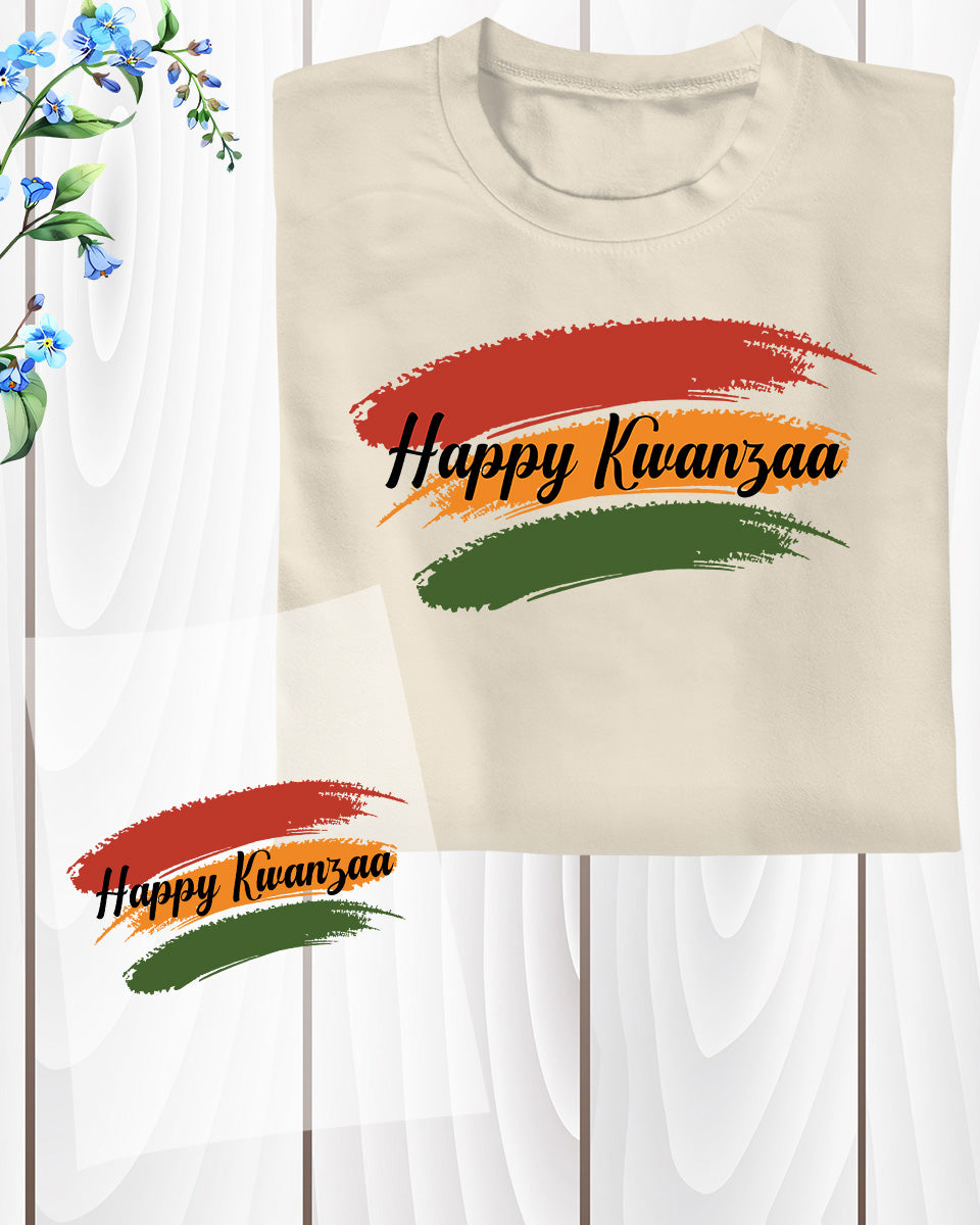 Happy Kwanzaa African Culture DTF Transfer Film