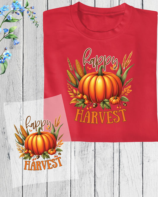 Happy Harvest Fall DTF Transfer Film