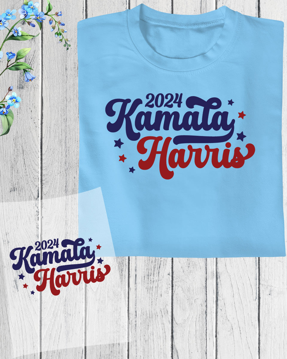 Kamala Harris Madam President 2024 DTF Transfer Film