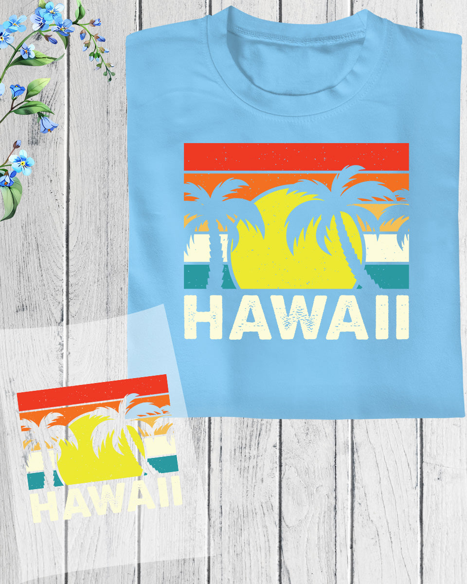 Hawaii Surfing DTF Transfer Sheets