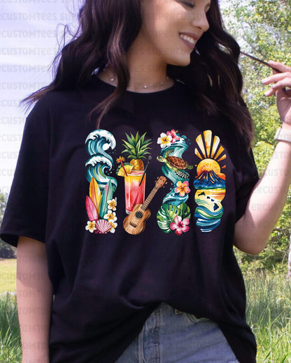 Hawaii DTF Transfer Ready to Press