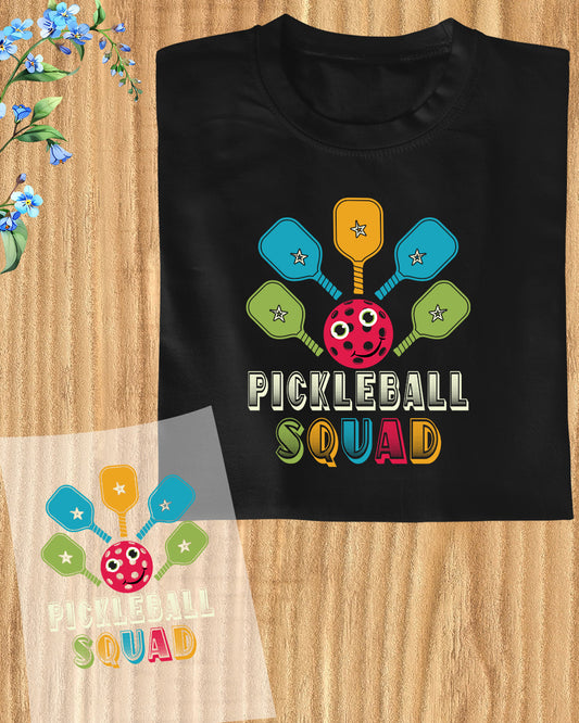 Pickleball Squad DTF Transfer Film