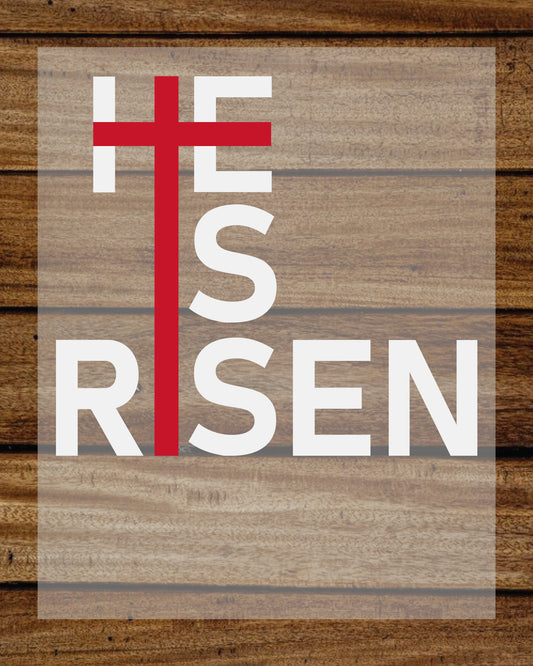 He Is Risen Ready to Press DTF Transfer