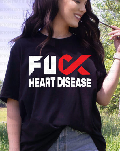 Heart Disease Awareness Heat Transfer for Shirt