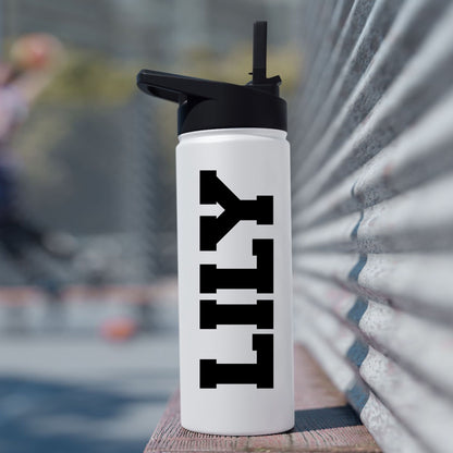 Custom Name Water Bottle For Kids and Adults
