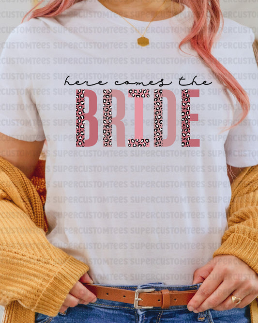 Here Comes The Bride DTF Transfer