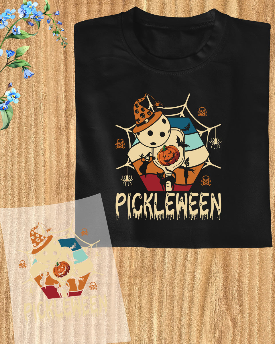 Pickleween Halloween Funny DTF Transfer Film