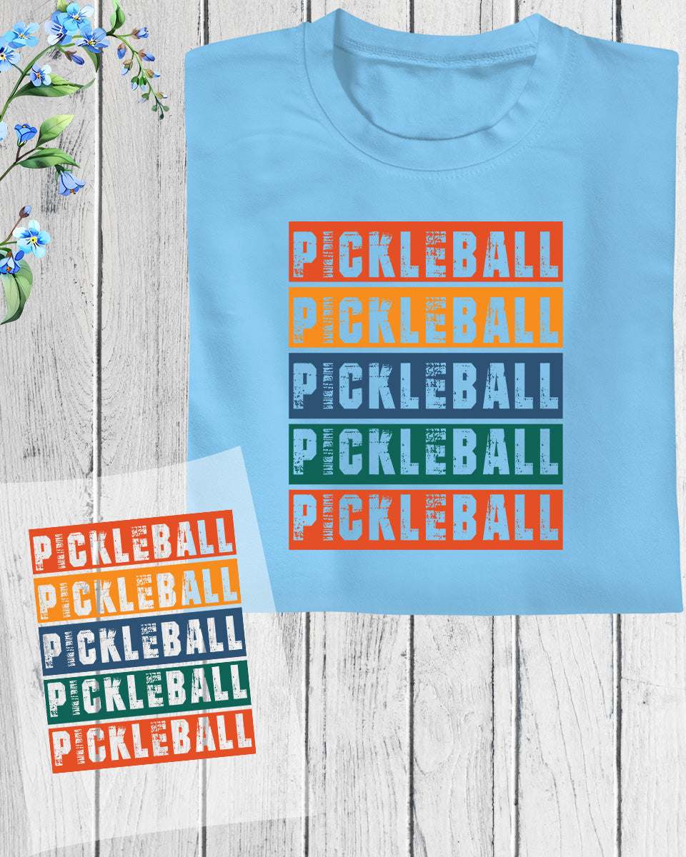 Pickleball Vintage DTF Transfer Film