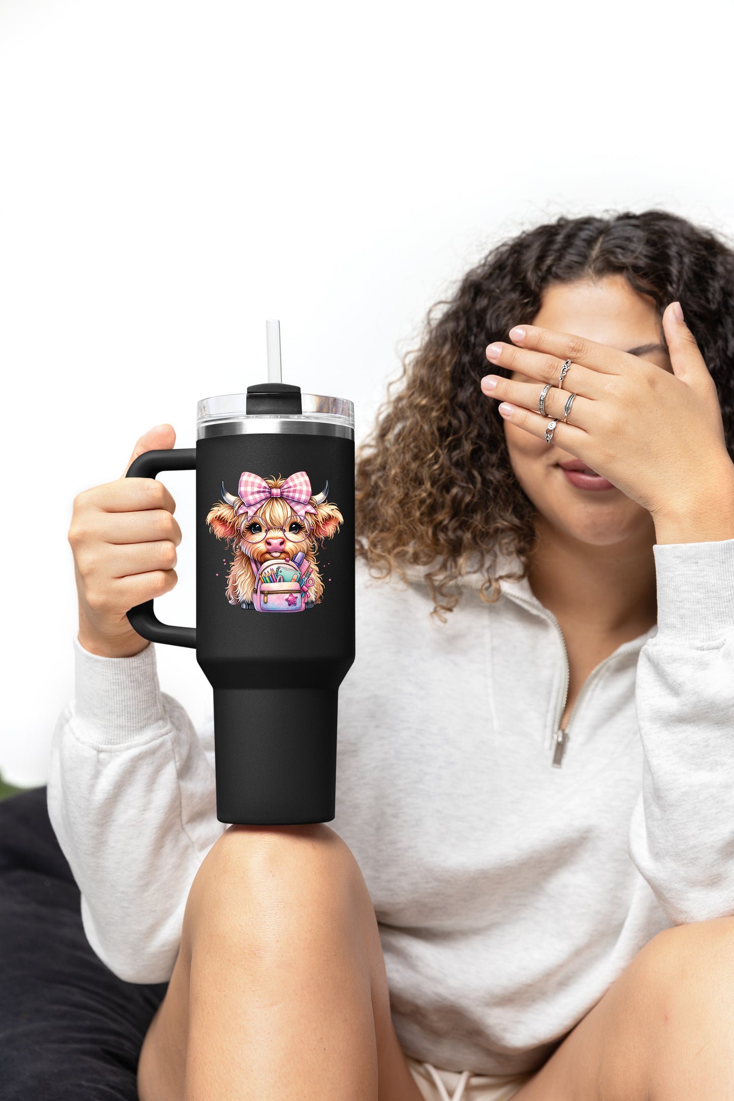 Highland Cow Back to School DTF Transfer