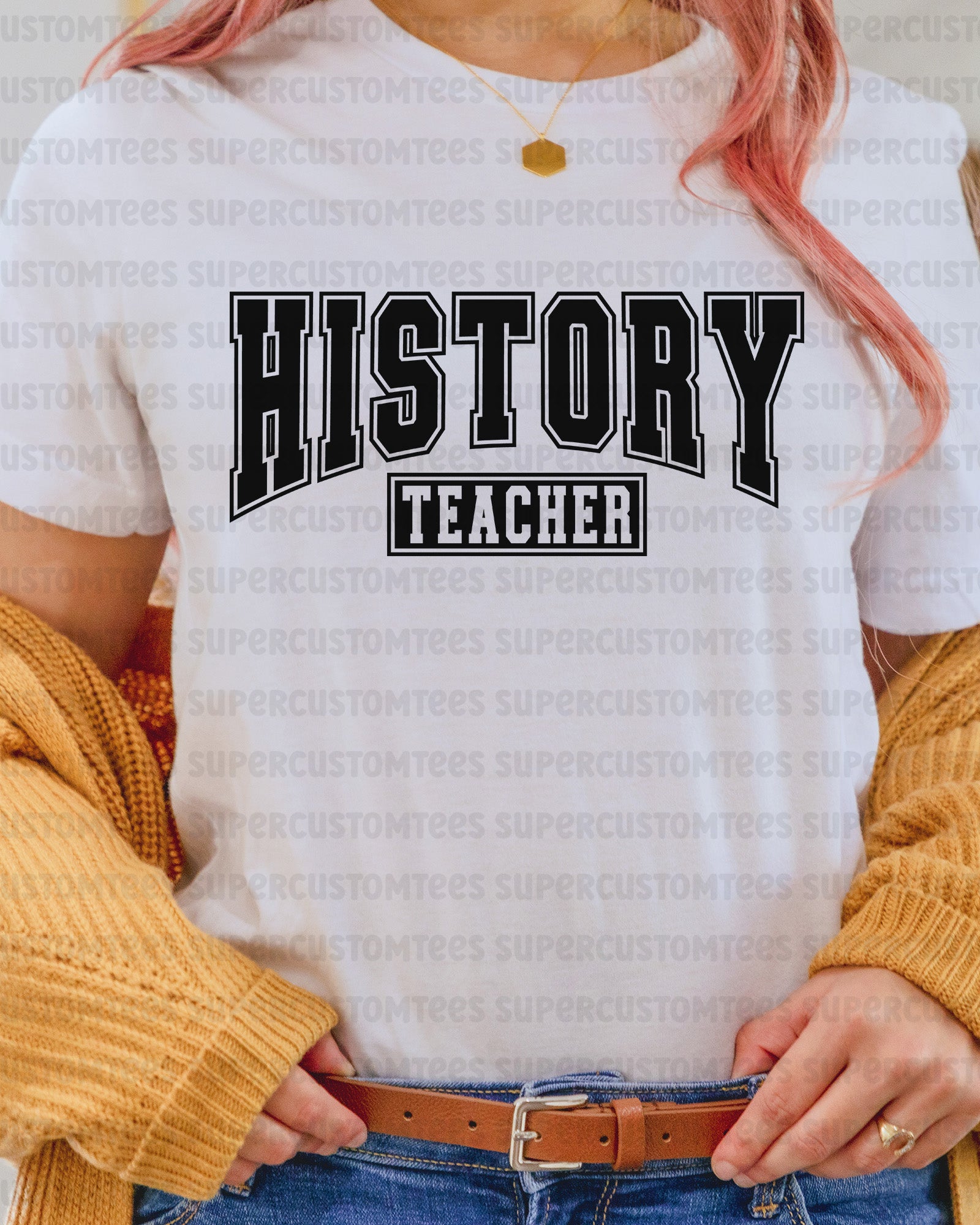 History Teacher DTF Transfer Ready to Press