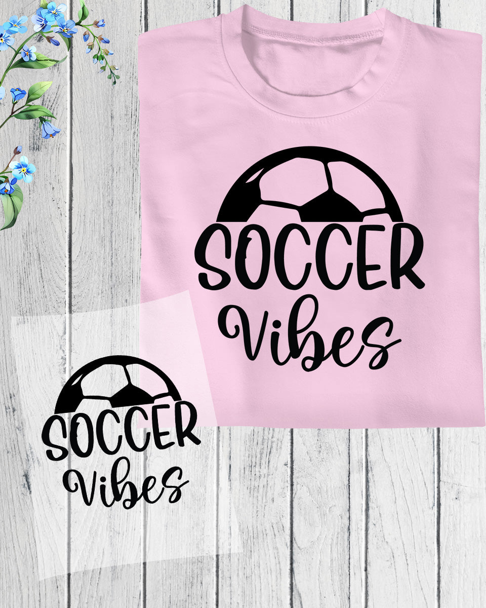 Soccer Vibes DTF Transfer Film