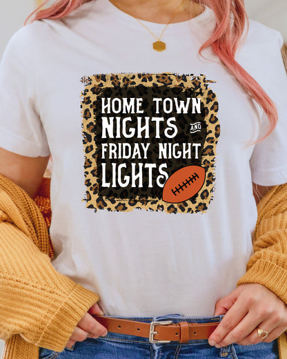 Home Town Nights and Friday Night Lights DTF Transfer