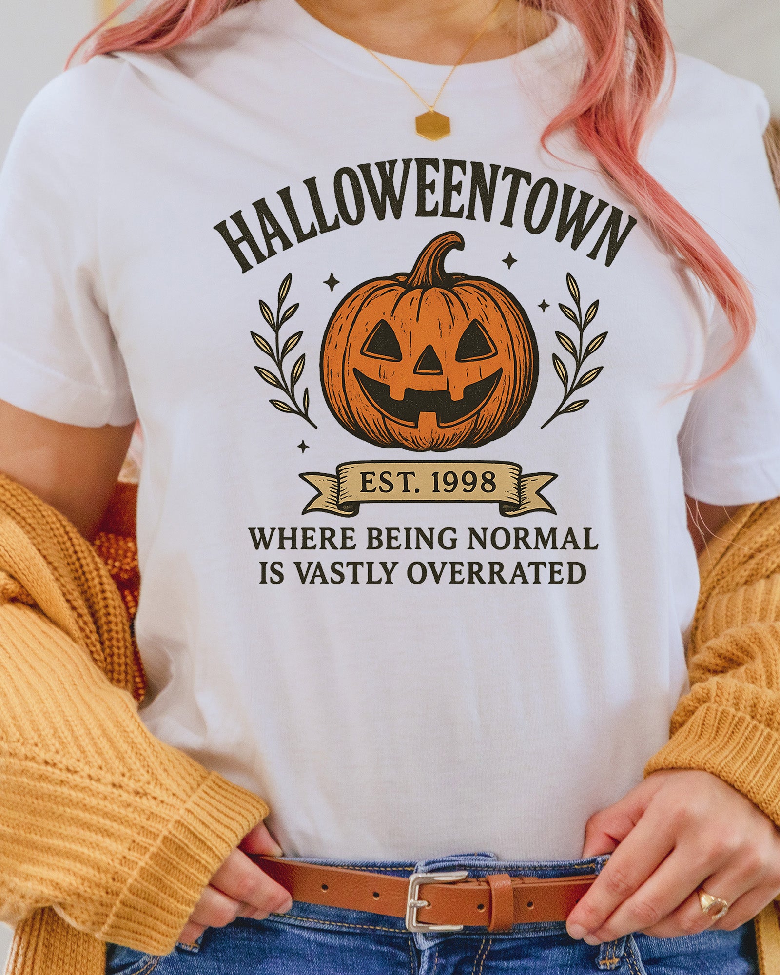 Halloweentown Halloween Pumpkin DTF Transfer