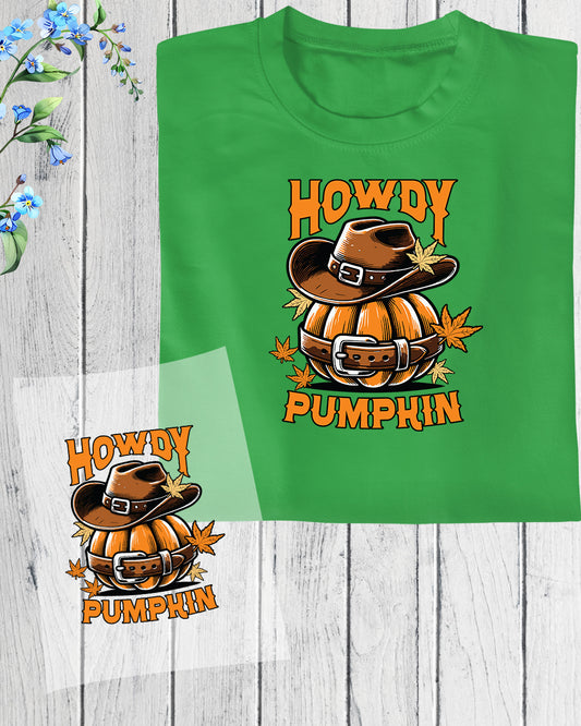 Howdy Pumpkin DTF Transfer Film