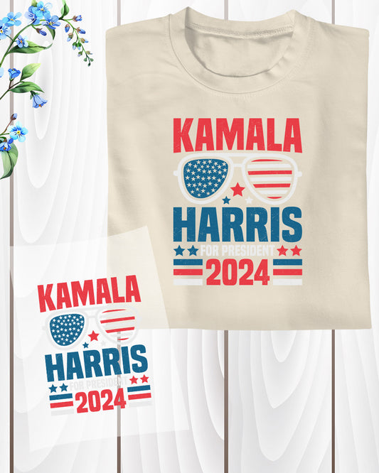Kamala Harris for President 2024 DTF Transfer Film