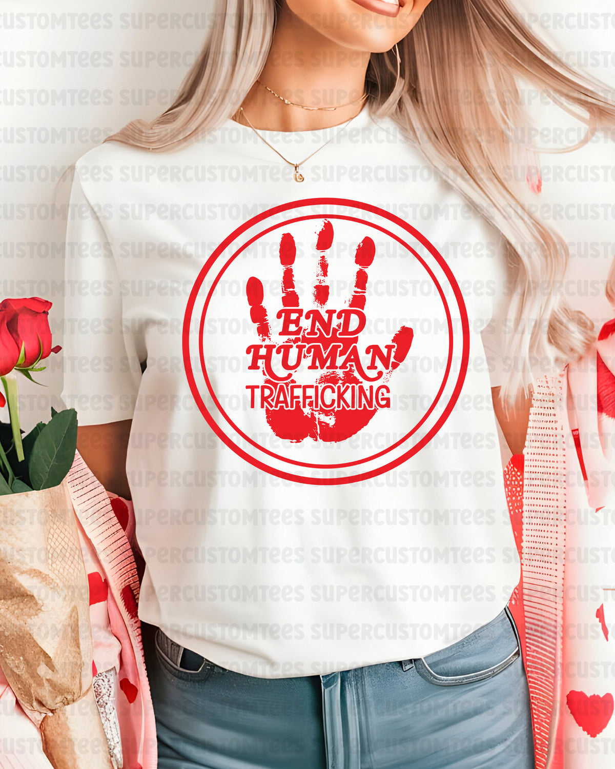 End Human Trafficking DTF Transfer Ready to Press – Super Custom Tees