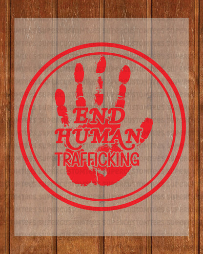 Human Trafficking Awareness DTF Transfer Ready to Press