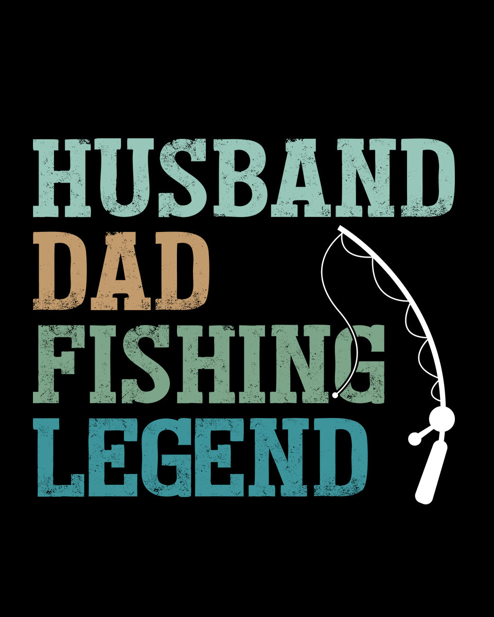 Husband Dad Fishing Legend DTF Film