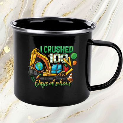 I Crushed 100 Days of School DTF Transfer, Ready to Press Heat Transfer for Shirts, Fun 100 Days of School Design, UV Sticker