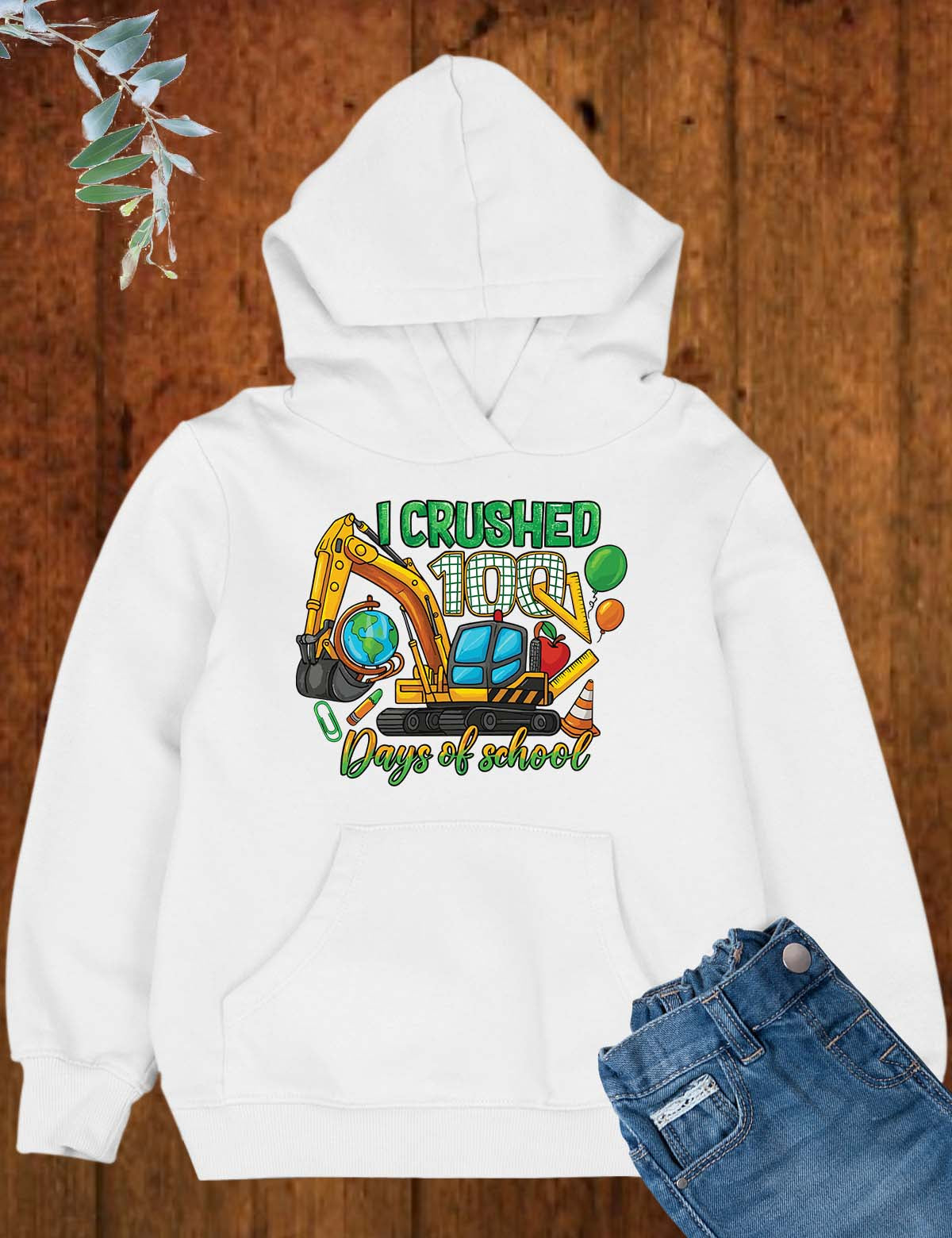 I Crushed 100 Days of School DTF Transfer, Ready to Press Heat Transfer for Shirts, Fun 100 Days of School Design, UV Sticker