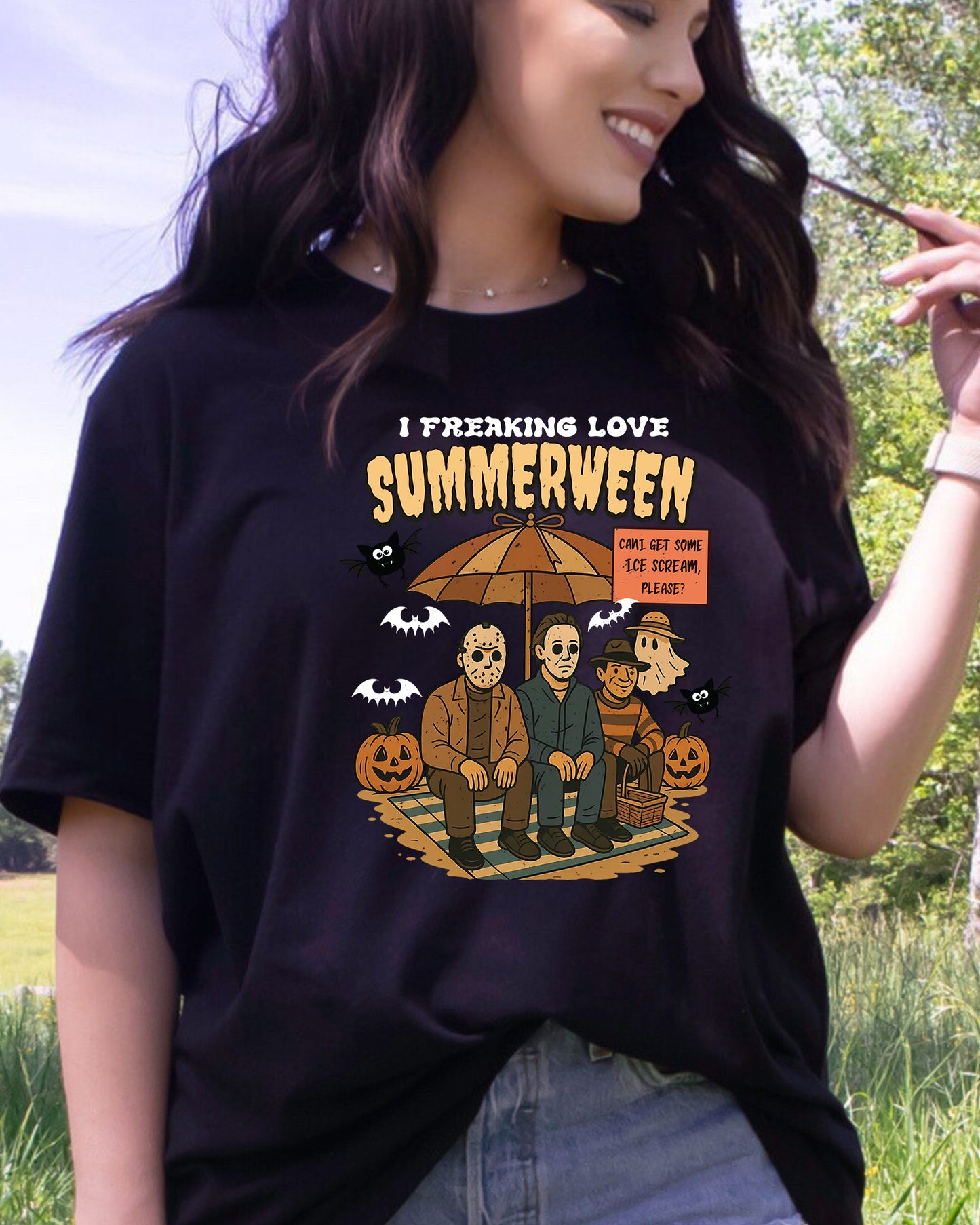 I Freaking Love Summerween Designs DTF Transfer