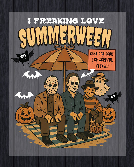 I Freaking Love Summerween Designs DTF Transfer