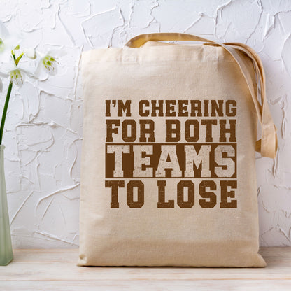 Sport Theme DTF Transfer Ready to Press, I am Cheering for both team to lose Heat Transfer For Shirt, Sport UV Sticker Prints