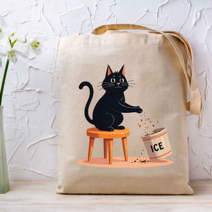 Funny Cat DTF Transfer Ready to Press, Meme Ice Cat Heat Transfer For Shirt, Animal Lover UV Sticker Prints