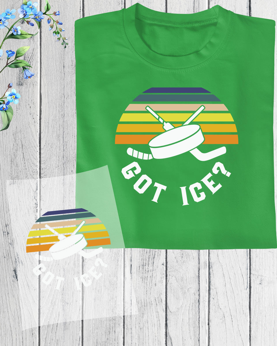 Got Ice Hockey DTF Transfer Film