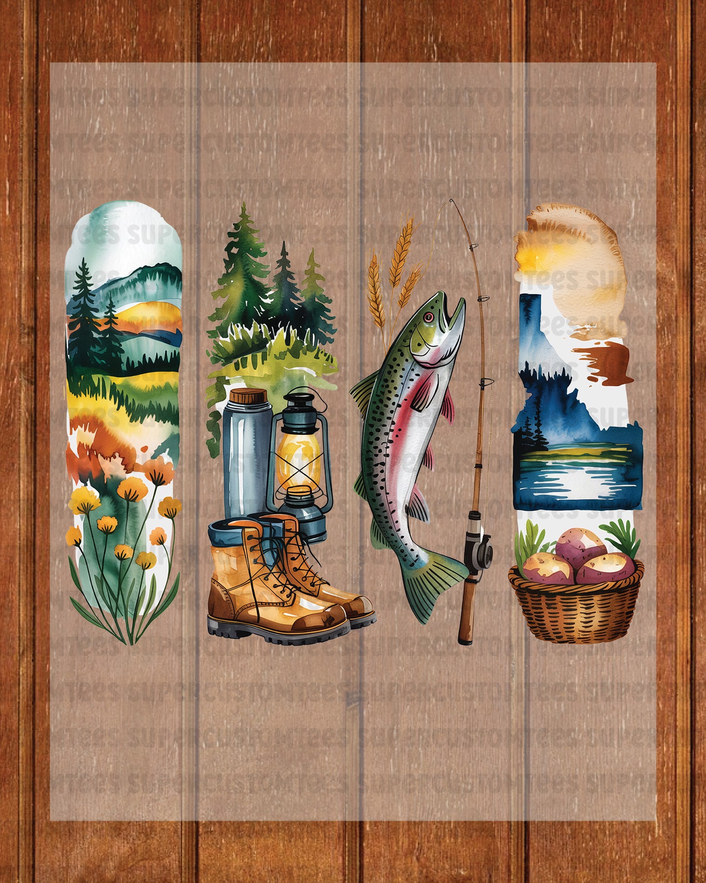 Idaho DTF Transfer Ready to Press