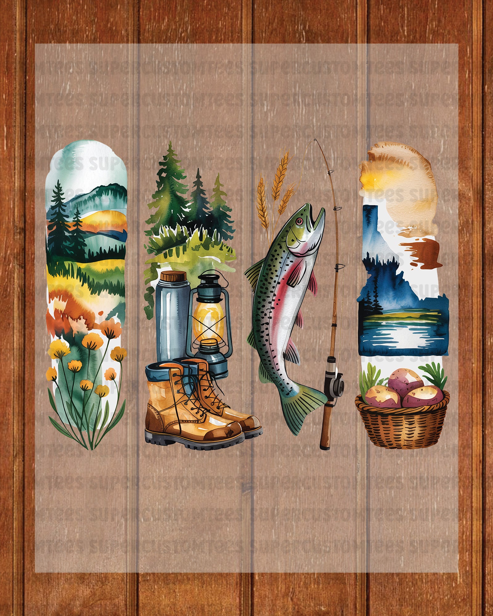 Idaho DTF Transfer Ready to Press