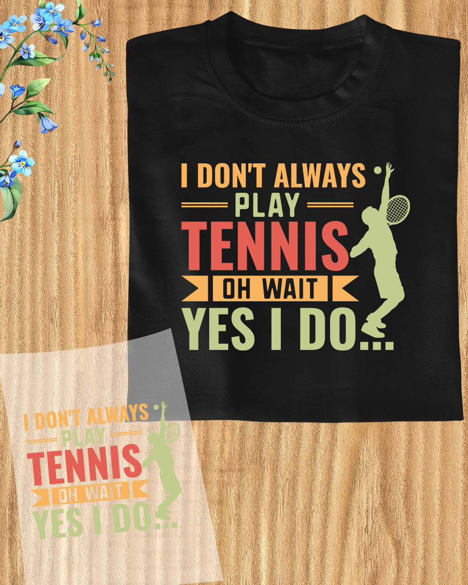 Tennis Player Gift DTF Transfer Film