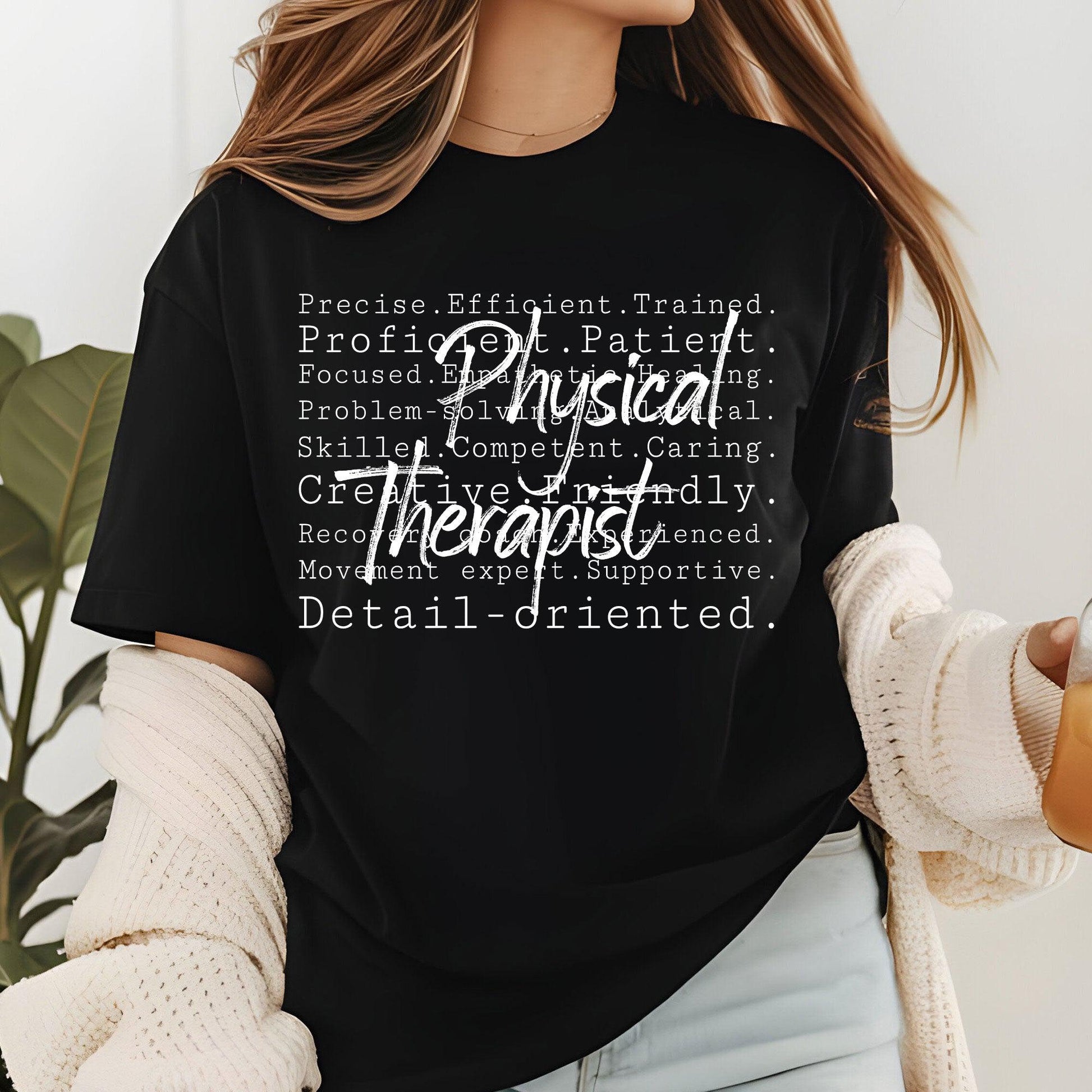 Physical Therapist DTF Transfer Ready to Press, Physical Therapy Teacher Heat Transfer For Shirts, Therapist Appreciation UV Decal Sticker